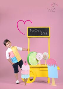 لباس با طعم هلو، بلوبری و وانیل